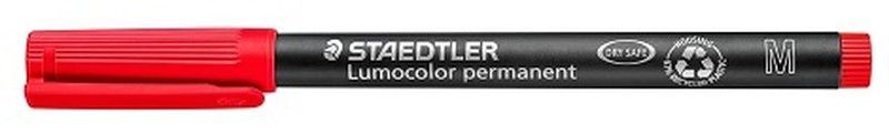 Rotulador permanente LUMOCOLOR 317, Rojo