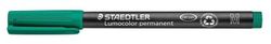 Rotulador permanente LUMOCOLOR 317, Verde