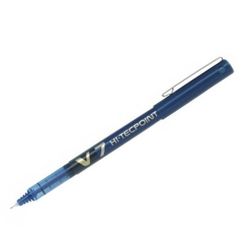 Rotulador PILOT V-7 punta de aguja Azul