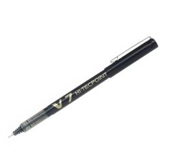 Rotulador PILOT V-7 punta de aguja Negro