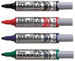 Rotulador pizarra Pentel Maxiflo trazo 2,5mm.