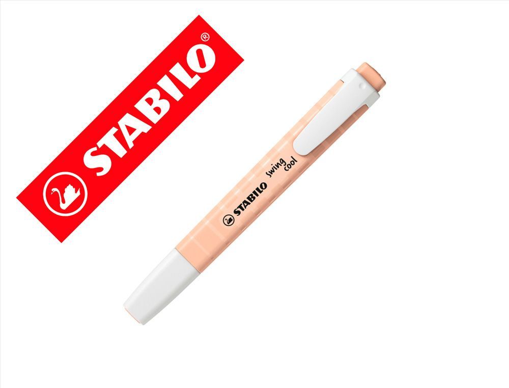 Rotulador stabilo fluorescente fino swing cool nature colors beige
