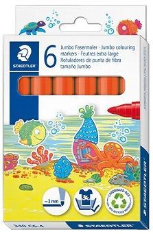 Rotulador STAEDTLER Jumbo 340, Naranja