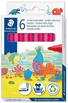 Rotulador STAEDTLER Jumbo 340, Rosa