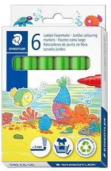 Rotulador STAEDTLER Jumbo 340, Verde Claro