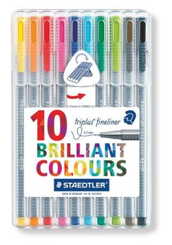 Rotulador triplus fineliner 334. Estuche exclusivo.