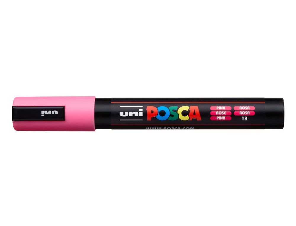 Rotulador uni posca pc-5m rosa
