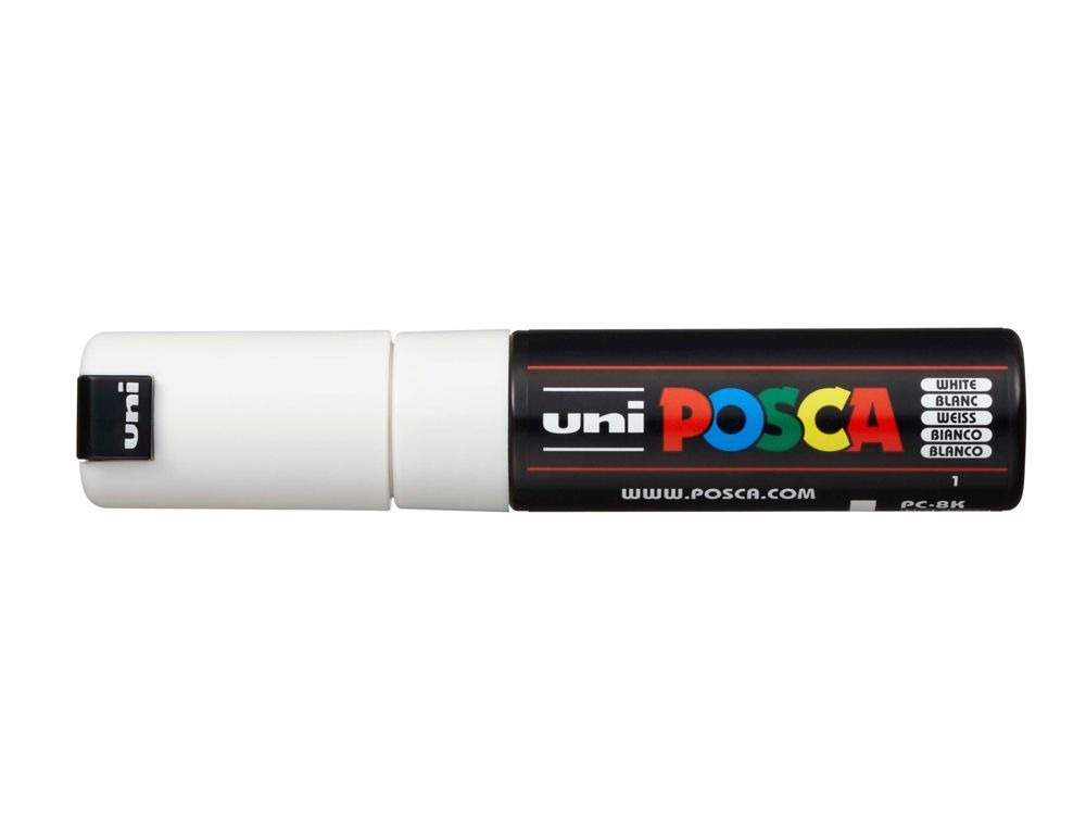 Rotulador uni posca pc-8k blanco