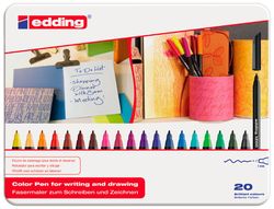 Rotuladores Edding 1200 estuche (20 unidades)