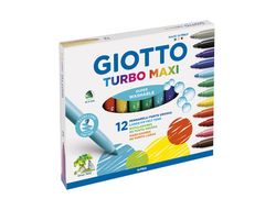 Rotuladores Fila Giotto Turbo maxi estuche (12 unidades)