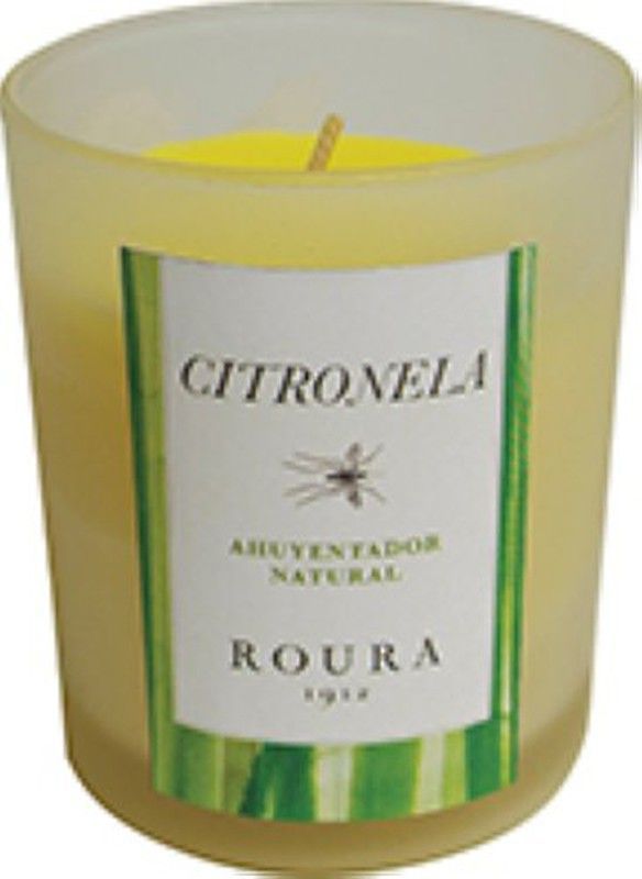 Roura Vela Mosqu. Vaso Cristal Citro 30h