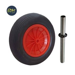 Rueda carretilla antipinchazos