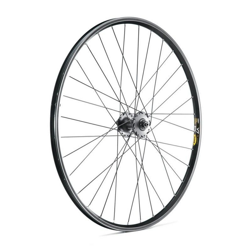 Rueda delantera gurpil 26" llanta mavic xm-119 disc carrete negro