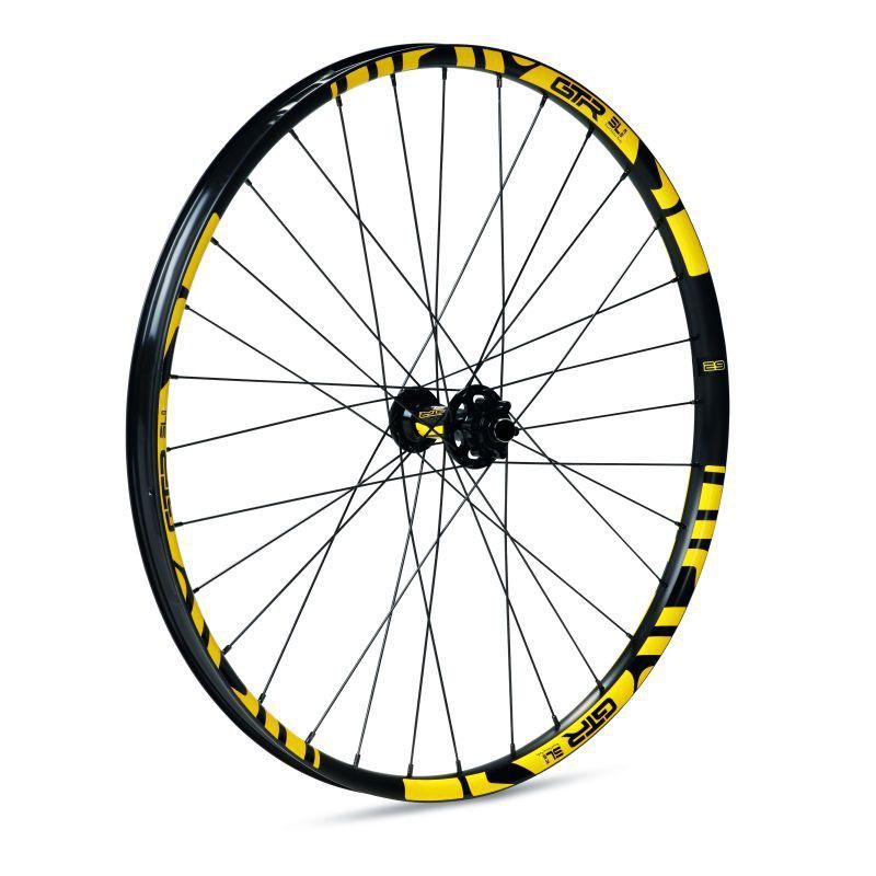 Rueda delantera gurpil disco gtr tubeless ready sl23 boost 29" amarillo