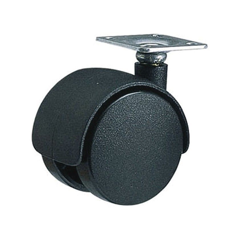 Rueda doméstica. Rueda Nylon 50 Platina Giratoria