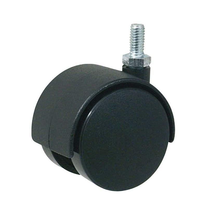 Rueda doméstica. Rueda Nylon Esp.Roscada M10X15 50Mm.