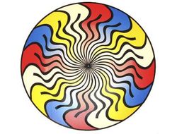 Rueda gigante henbea plastico flexible con efectos opticos diametro 50 cm set 12 unidades