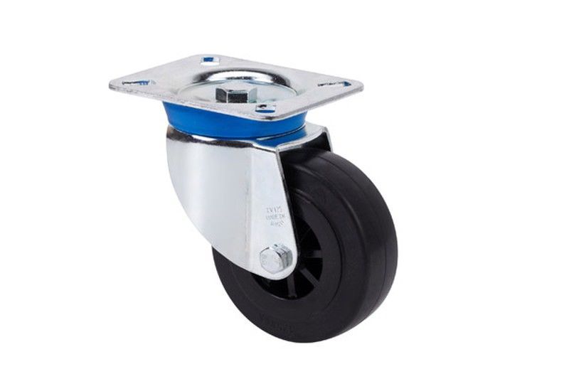 Rueda Goma Centro Nylon (A) 80 MM