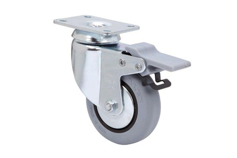 Rueda Goma Gris (B) 80 MM