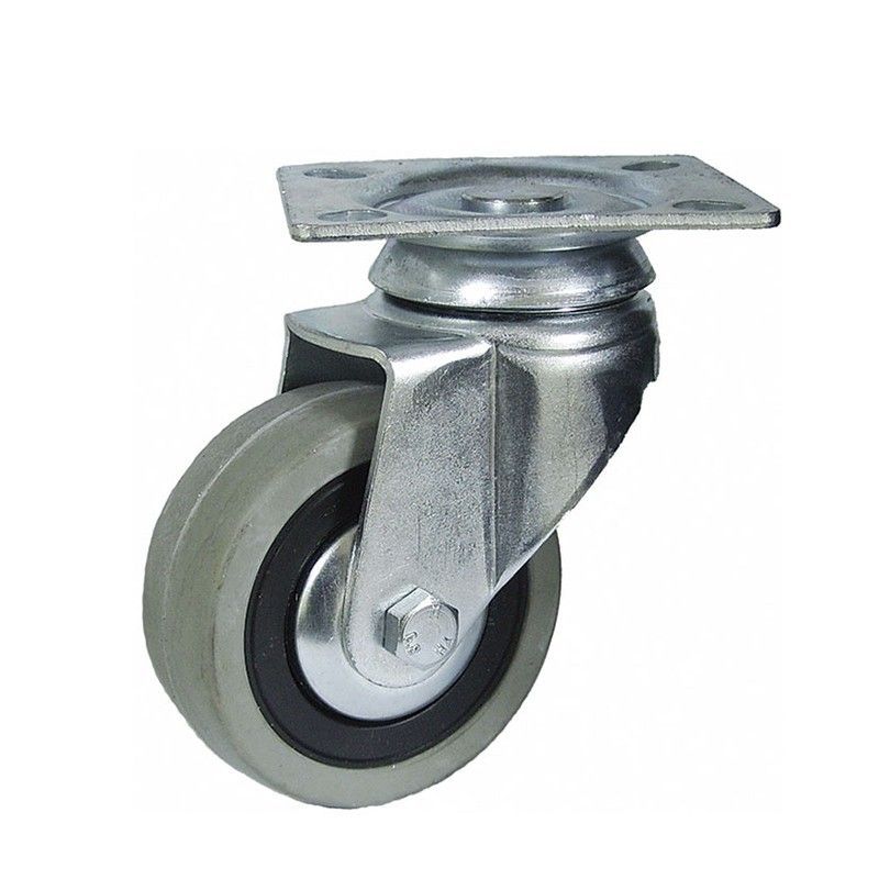 Rueda semi-industrial AFO serie Capitol GG. Rueda Goma Gris Capitol Girat.80