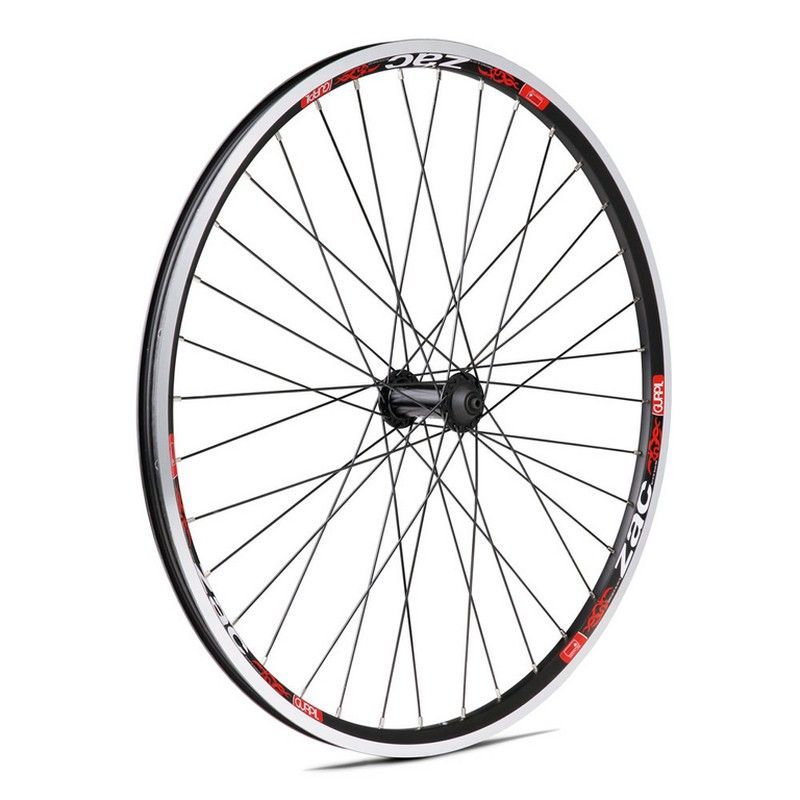 Rueda trasera gurpil 26" zac carrete negro+radio negro negra