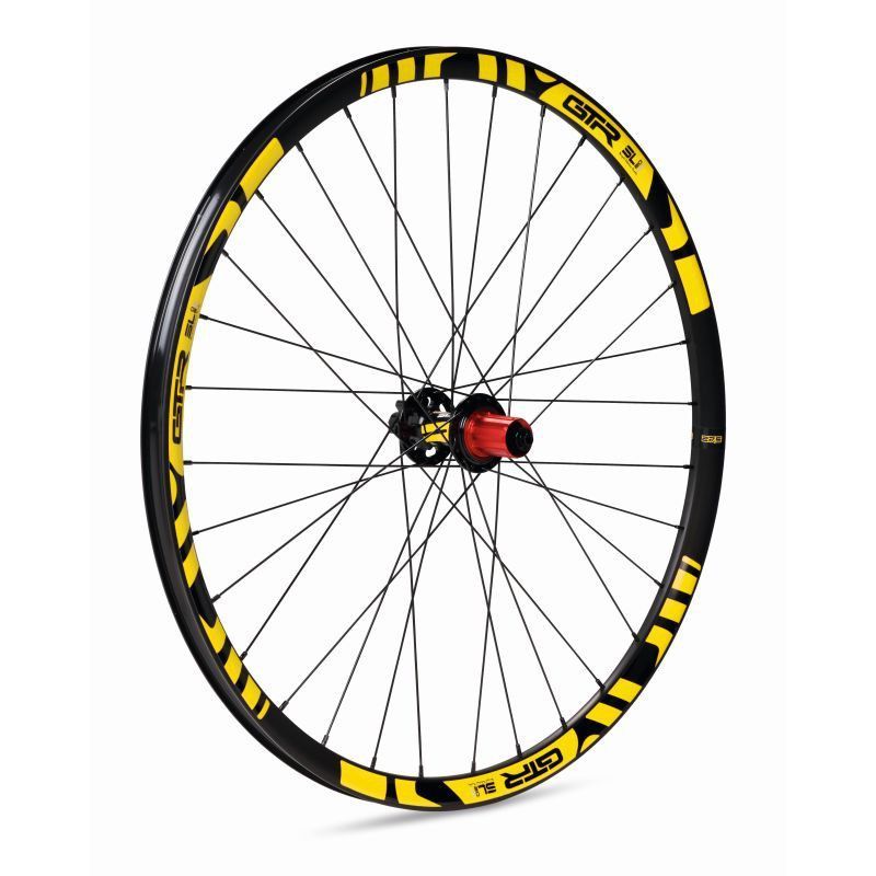 Rueda trasera gurpil 27.5" gtr tubeless ready sl20 disco amarillo