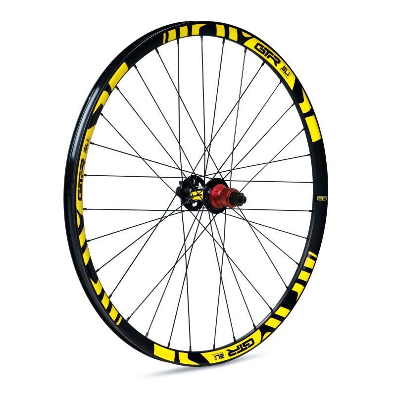 Rueda trasera gurpil disco gtr tubeless ready sl20 29" amarillo sram