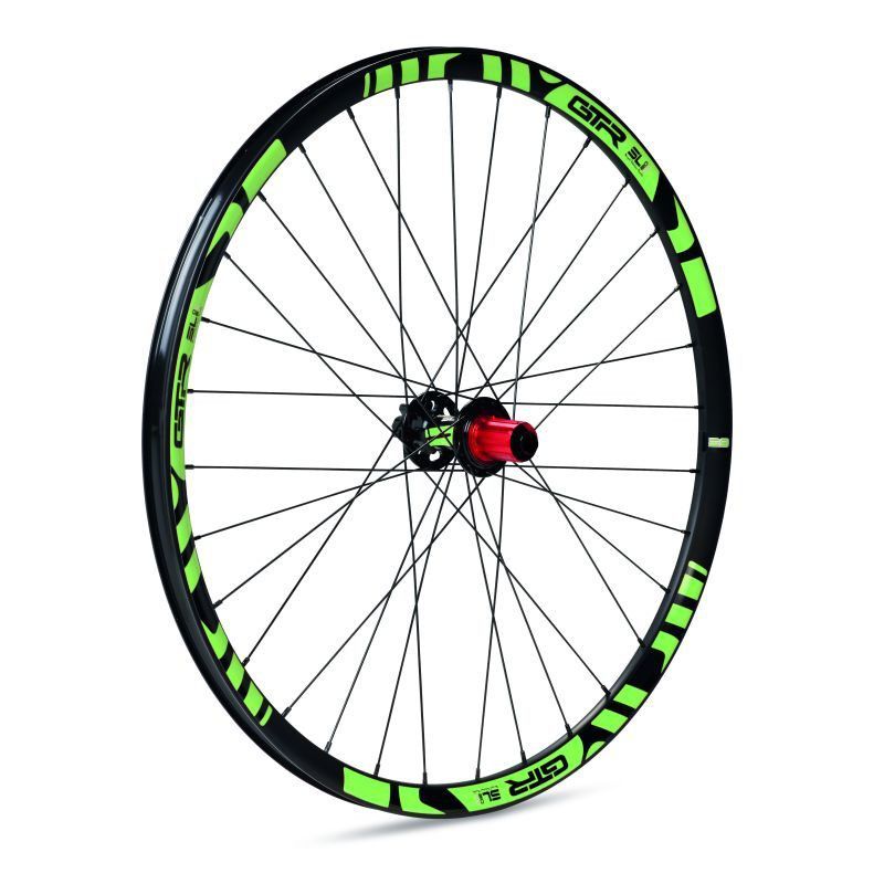 Rueda trasera gurpil disco gtr tubeless ready sl20 boost-27.5" shimano verde