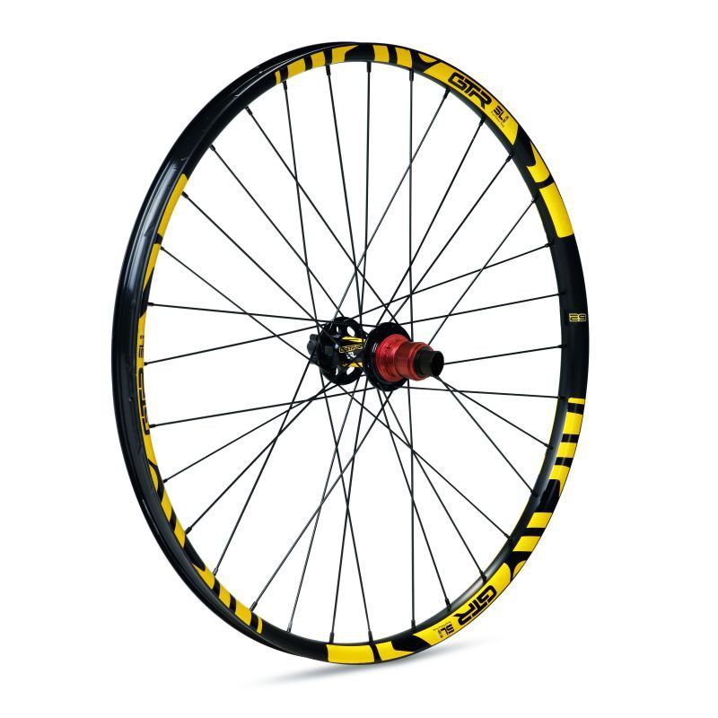 Rueda trasera gurpil disco gtr tubeless ready sl23 boost 29" sram amarillo