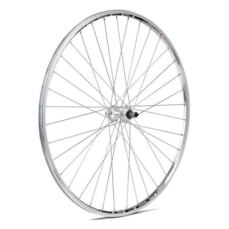 Rueda trasera gurpil rigida excel con cierre aluminio