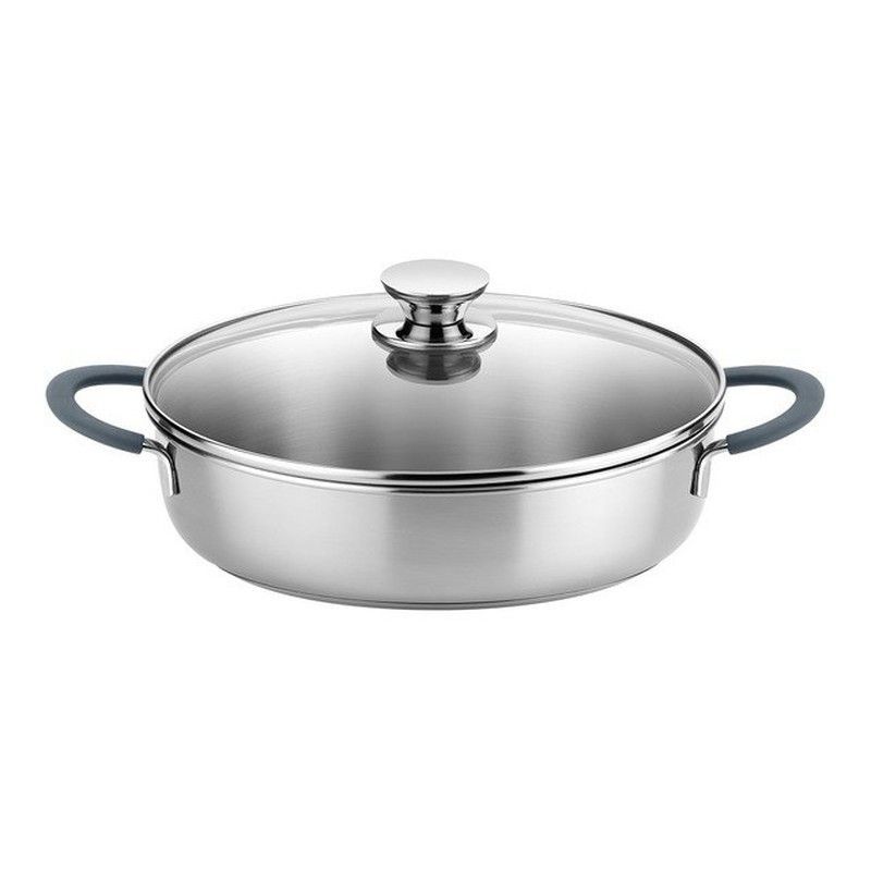 Rustidera bra de 24 con tapa  acer inox ancora