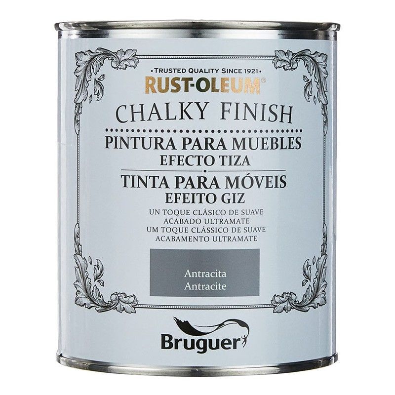 Rustol. Chalky Finish M. Antracita 750Ml