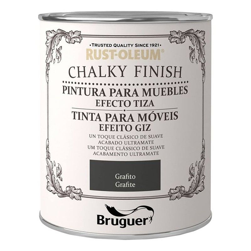 Rustol. Chalky Finish M. Grafito 750Ml