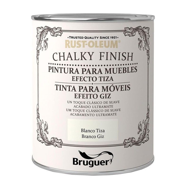 Rustol. Chalky Finish Pint Mueb. Bla 750