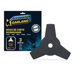 S.Of. Cuchilla 3 D Para Desbrozadora 255x25,4x1,4mm 7100255143 Garland