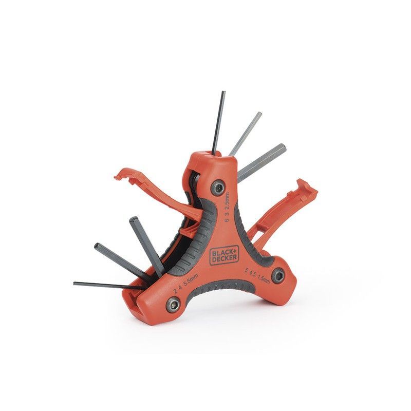 S.Of.Juego 9 Llaves Hexagonales Mm Bdht0-71628 Black+Decker