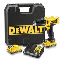 S.Of. Taladro Atornillador Xr 10,8v 10mm 2 Baterias Y Maletin Dcd710d2-Qw Dewalt