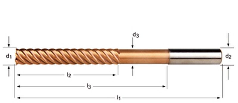 S527 - dormer metal duro tisin din 6535 ha shank fresas de acabado n dormer dormer