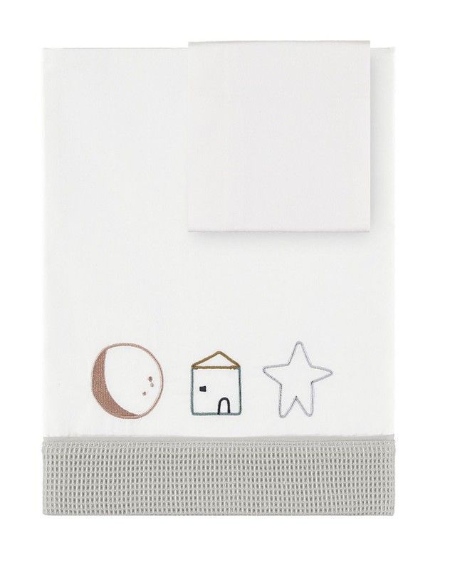 Sábanas de cuna Petit Praia Moon Night