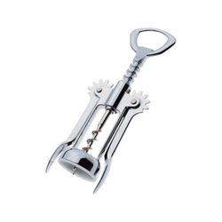 Sacacorchos cremallera zamak cromado iris