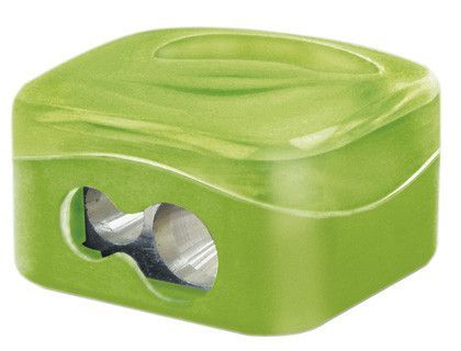 Sacapuntas Mor Metalico 2 Usos con Deposito Colores Surtidos