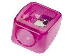 Sacapuntas Mor Plastico para Ceras Gruesas de 17Mm 1 Uso Colores Surtidos