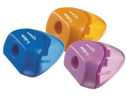 Sacapuntas Plastico 1 Uso Ergonomico Iglu Colores Surtidos