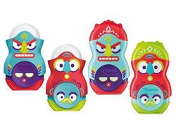 Sacapuntas plastico maped loopy totem plastico 1 uso con goma colores surtidos decorado