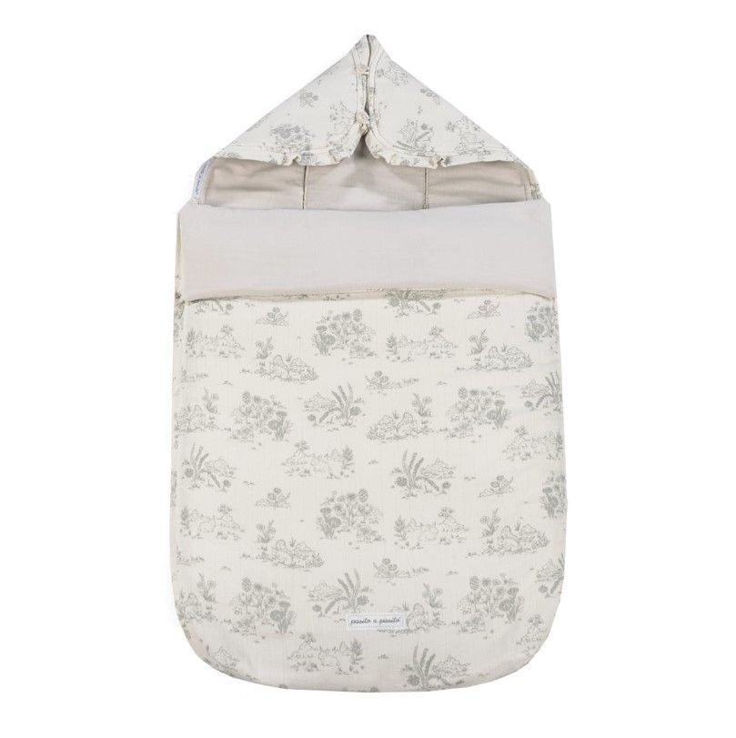 Saco cuco 3 en 1 Toile de Jouy entretiempo Pasito a Pasito