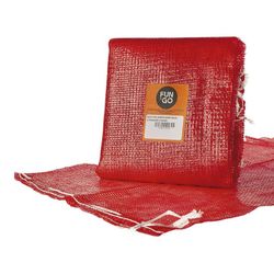 Saco Polymesh 55x83 Cm.Rojo C/Pasd.10 Ud