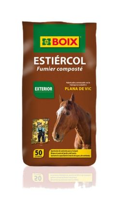 Sacos de estiércol de Caballo 50 litros