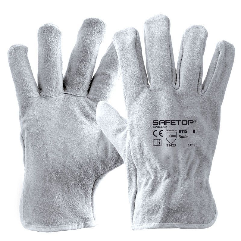 SADA, guante de piel serraje tipo conductor