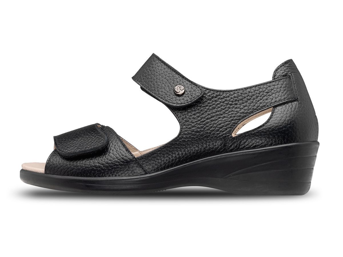 Saguy's 20697-N sandalia señora negra