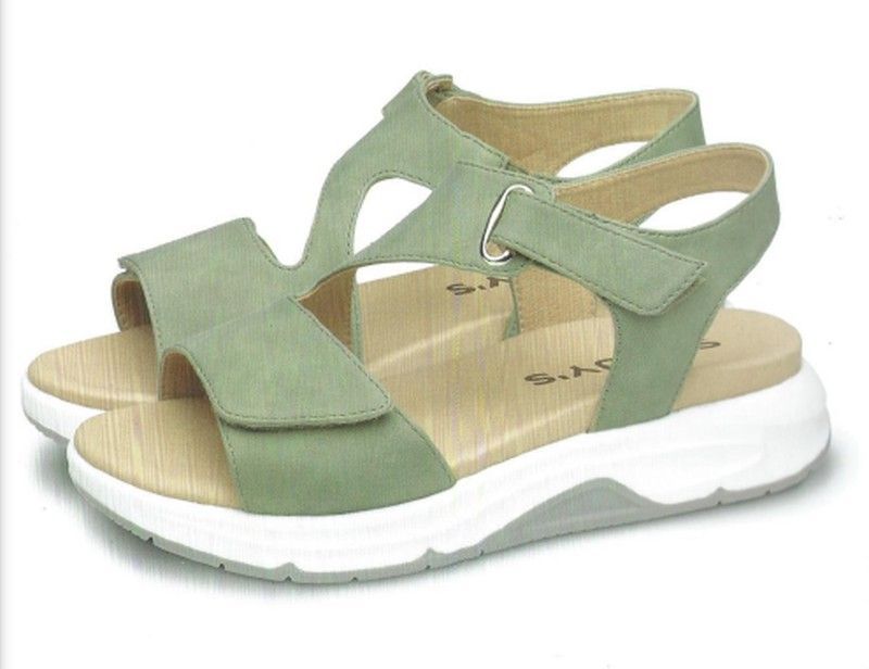 Saguy's 20702v bio confort sandalia señora verde